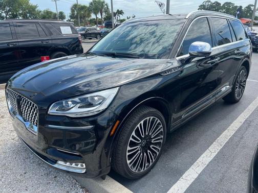 Black 2021 Lincoln Aviator Black Label AWD