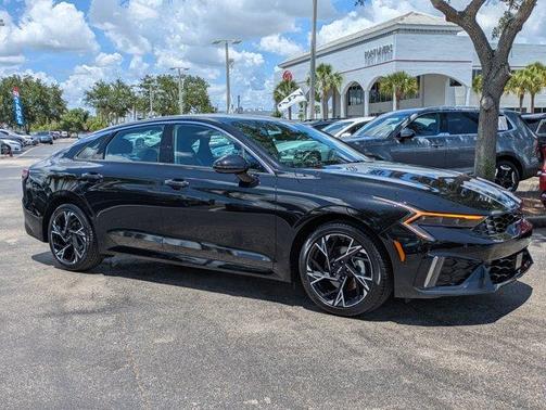 Aurora Black Pearl 2025 Kia K5 GT-Line
