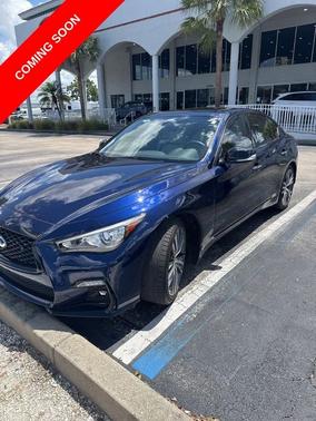 Grand Blue 2023 INFINITI Q50 SENSORY