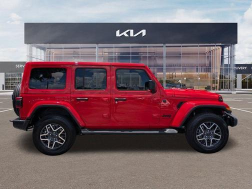 Firecracker Red Clearcoat 2025 Jeep Wrangler Sahara