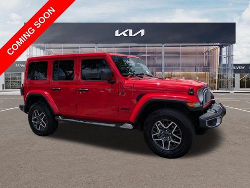 Firecracker Red Clearcoat 2025 Jeep Wrangler Sahara