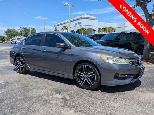 Gray 2017 Honda Accord Sport