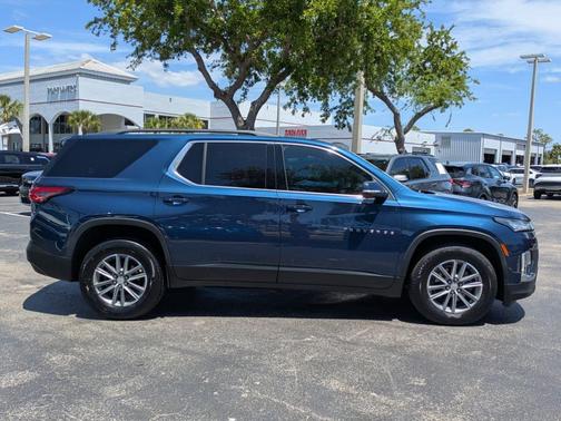 Northsky Blue Metallic 2023 Chevrolet Traverse LT Cloth