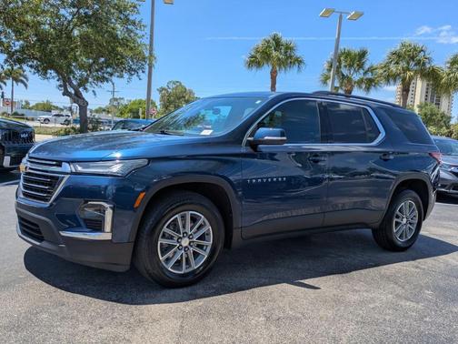 Northsky Blue Metallic 2023 Chevrolet Traverse LT Cloth