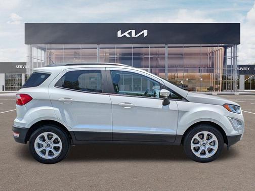 White Platinum Clearcoat Metallic 2020 Ford EcoSport SE