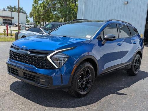 Sapphire Blue 2025 Kia Sportage X-Pro Prestige