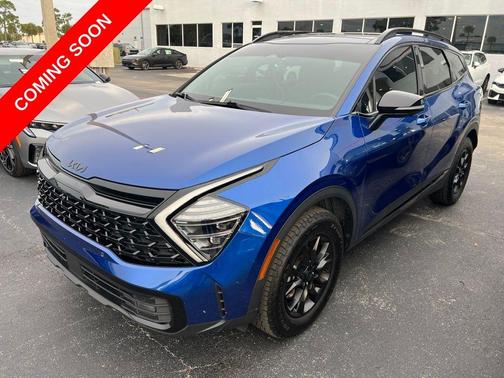 Sapphire Blue 2025 Kia Sportage X-Pro Prestige