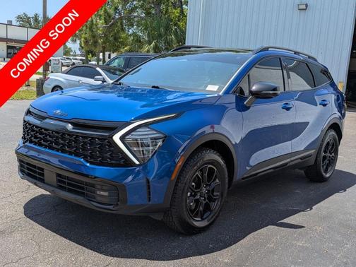 Sapphire Blue 2025 Kia Sportage X-Pro Prestige