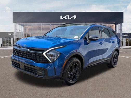 Sapphire Blue 2025 Kia Sportage X-Pro Prestige