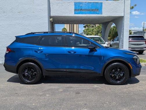 Sapphire Blue 2025 Kia Sportage X-Pro Prestige