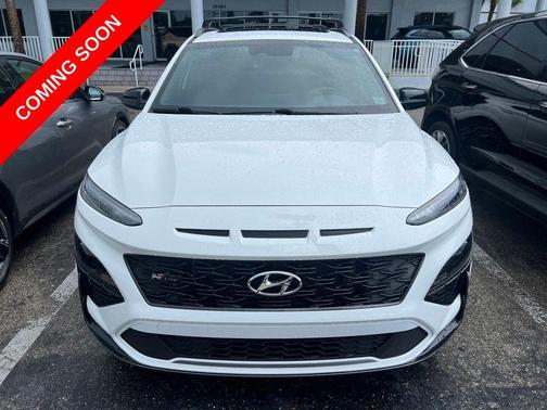 Lunar White 2023 Hyundai KONA N Line