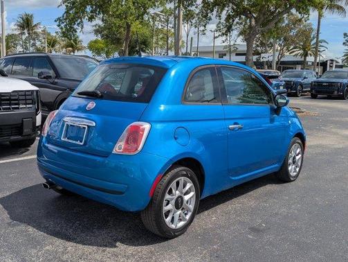 Blue Metallic 2017 FIAT 500 Pop