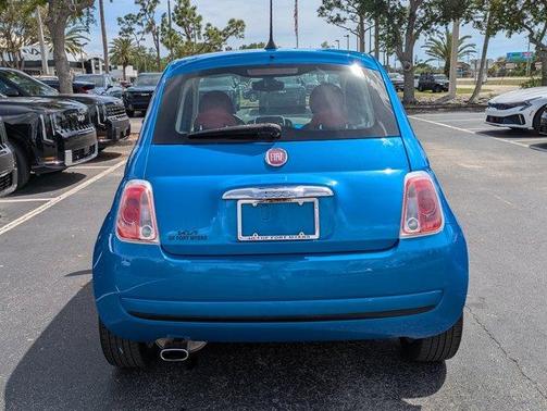 Blue Metallic 2017 FIAT 500 Pop