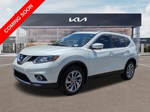 Moonlight White 2015 Nissan Rogue SL
