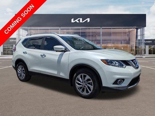 Moonlight White 2015 Nissan Rogue SL