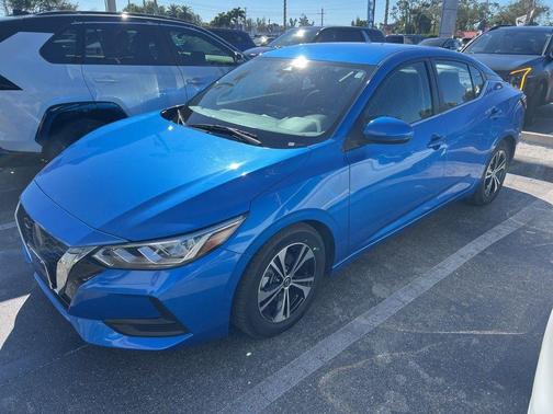 Electric Blue Metallic 2023 Nissan Sentra SV