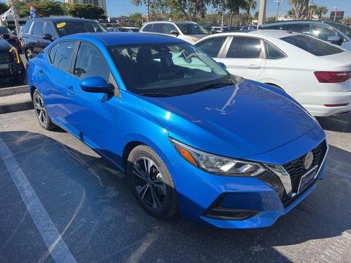 Electric Blue Metallic 2023 Nissan Sentra SV