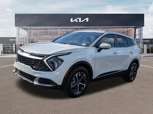 Snow White Pearl 2025 Kia Sportage Hybrid EX