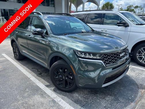 Aruba Green 2023 Kia Sorento X-Line S