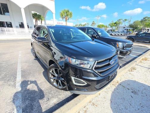 Shadow Black 2017 Ford Edge Sport