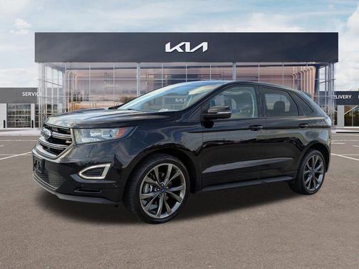 Shadow Black 2017 Ford Edge Sport