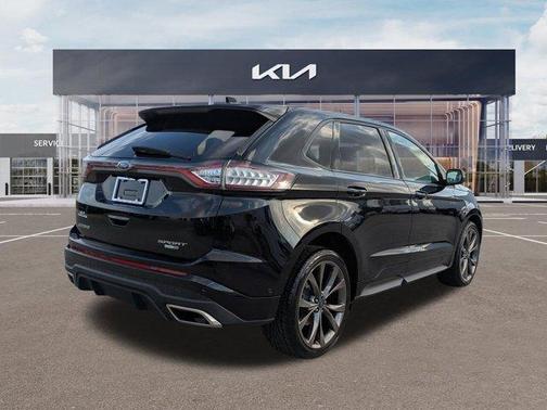 Shadow Black 2017 Ford Edge Sport