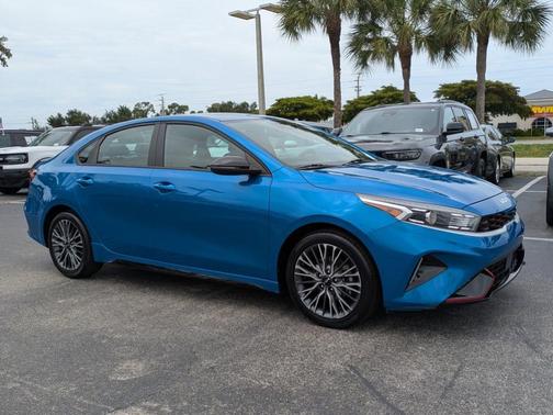 Blue 2024 Kia Forte GT-Line