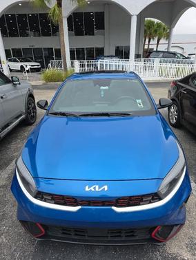 Blue 2024 Kia Forte GT-Line