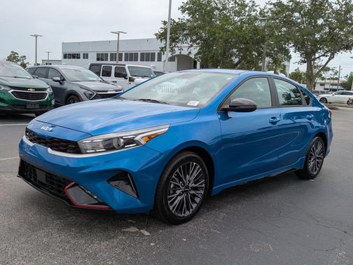 Blue 2024 Kia Forte GT-Line