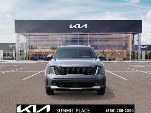 Steel Gray 2026 Kia Sorento Hybrid EX