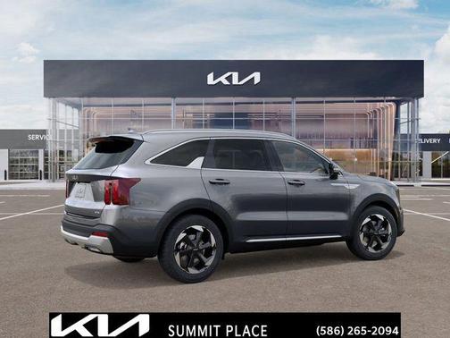 Steel Gray 2026 Kia Sorento Hybrid EX