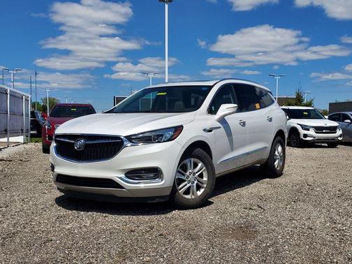 White Frost Tricoat 2019 Buick Enclave Essence