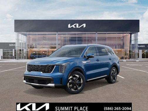 Mineral Blue 2026 Kia Sorento Hybrid EX