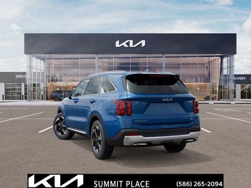 Mineral Blue 2026 Kia Sorento Hybrid EX