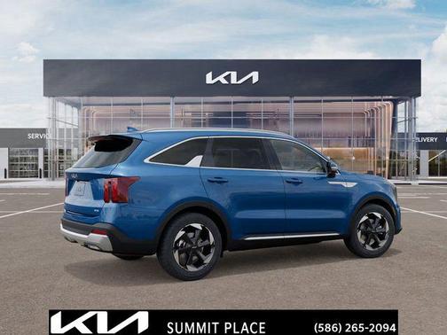 Mineral Blue 2026 Kia Sorento Hybrid EX