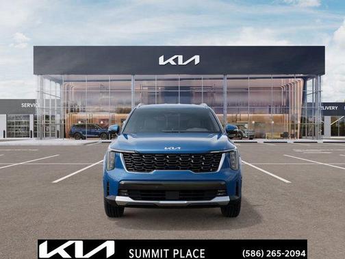 Mineral Blue 2026 Kia Sorento Hybrid EX