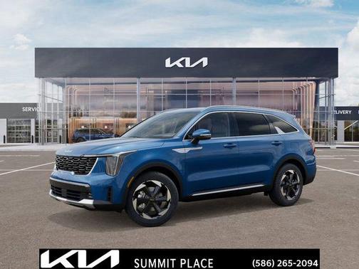 Mineral Blue 2026 Kia Sorento Hybrid EX