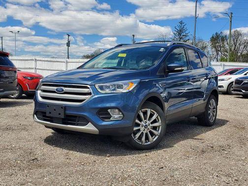 Blue Metallic 2018 Ford Escape Titanium