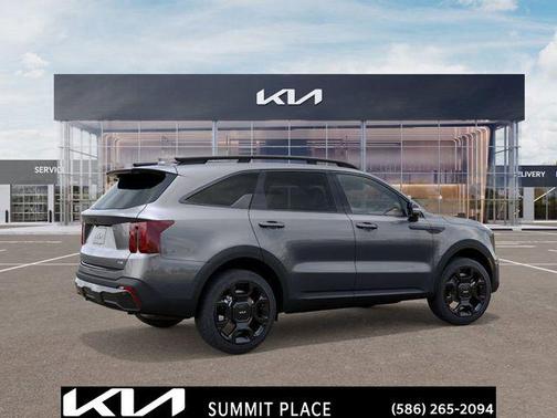 Steel Gray 2026 Kia Sorento Hybrid SX Prestige