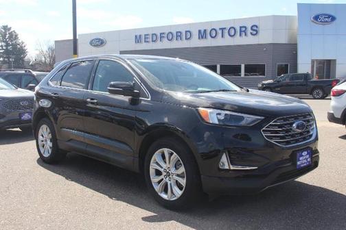 AGATE BLACK METALLIC 2024 Ford Edge TITANIUM
