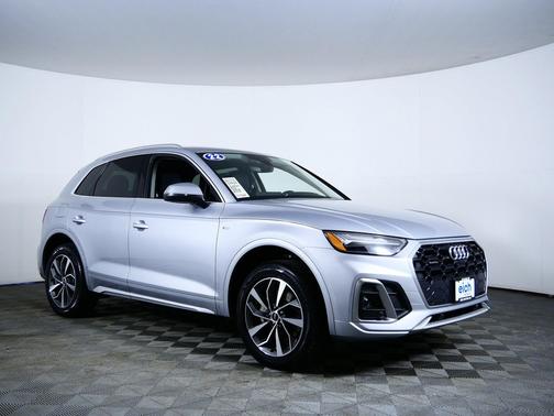 Gray 2022 Audi Q5 45 S line Premium Plus