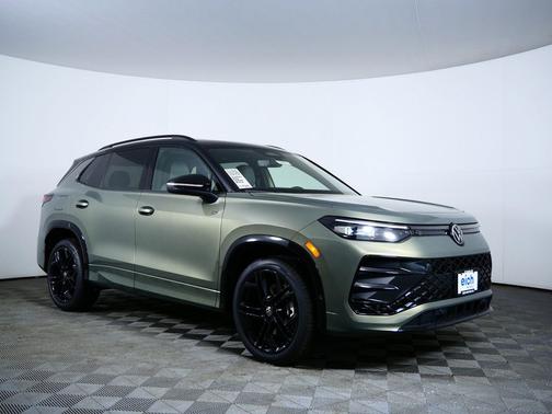 Avocado Green w/Deep Black Roof 2026 Volkswagen Tiguan 2.0T SE R-Line Black 4MOTION