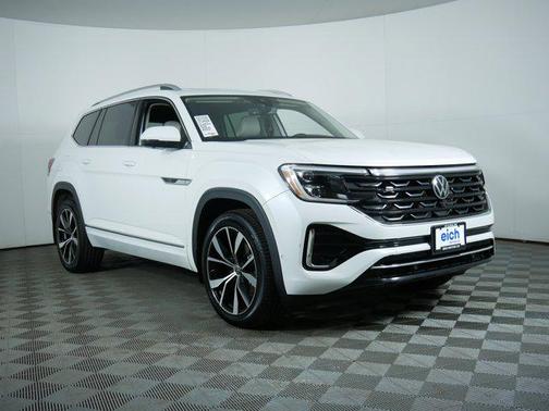Opal White Pearl 2024 Volkswagen Atlas 2.0T SEL Premium R-Line 4MOTION