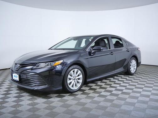 Midnight Black Metallic 2019 Toyota Camry LE