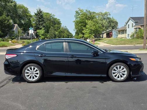 Midnight Black Metallic 2019 Toyota Camry LE