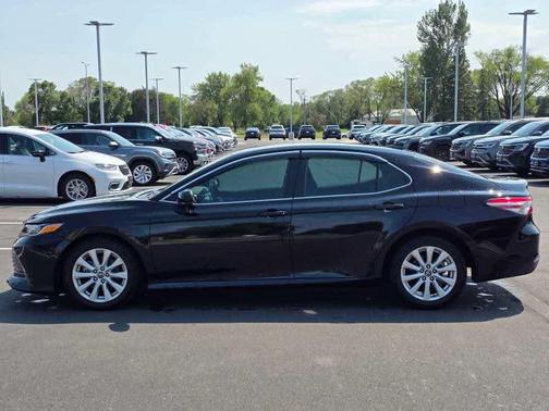 Midnight Black Metallic 2019 Toyota Camry LE