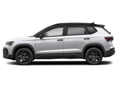 Pure White w/Deep Black Roof 2026 Volkswagen Taos SE Black