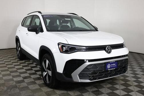 Pure White 2025 Volkswagen Taos 1.5T S