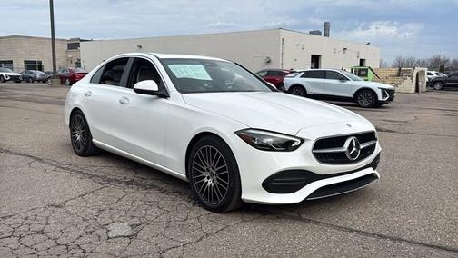 White 2022 Mercedes-Benz C-Class