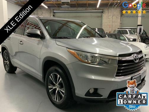 Silver Sky Metallic 2016 Toyota Highlander XLE